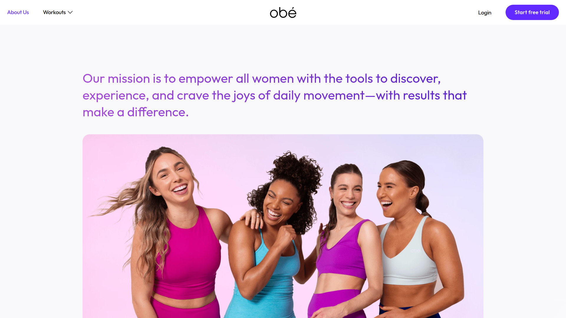 Obefitness screenshot